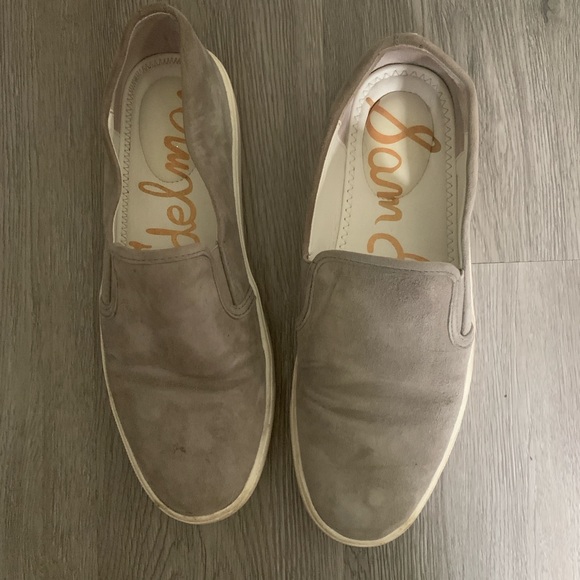 Circus by Sam Edelman | Scotlyn Slip-on Grey Suede Platform Sneaker Shoe | 9.5 - Picture 6 of 13